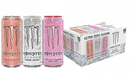 [Over 1000 times added to purchase] Coca-Cola Monster 330ml 15 bottles of functional beverage monster sugar-free sports vitamins wholesale