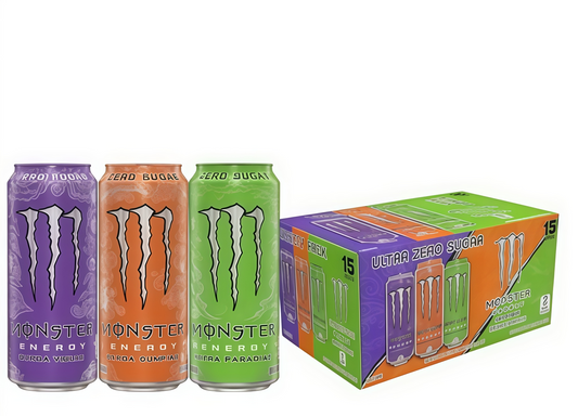 [Over 1000 times added to purchase] Coca-Cola Monster 330ml 15 bottles of functional beverage monster sugar-free sports vitamins wholesale